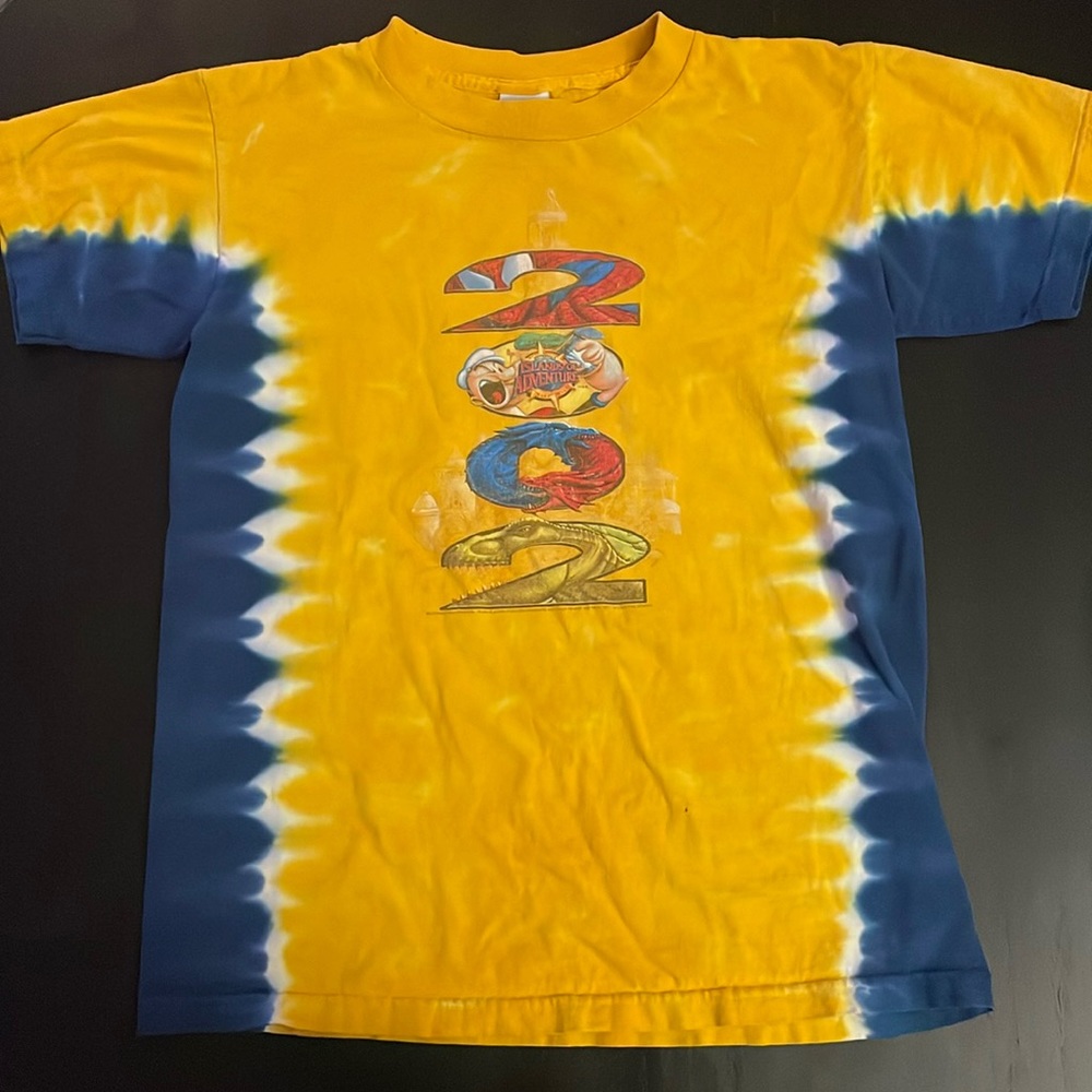 Vintage universal studios kids 2002 islands of adventure t shirt size Large